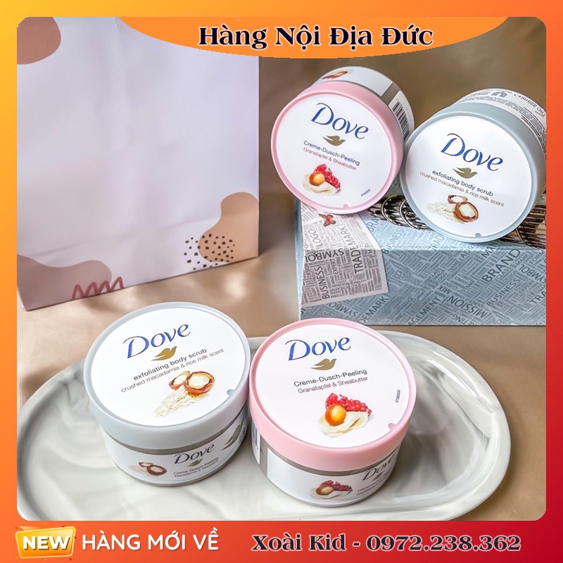 Tẩy da chết body DOVE nội địa Đức, Đủ Bill và Review | BigBuy360 - bigbuy360.vn