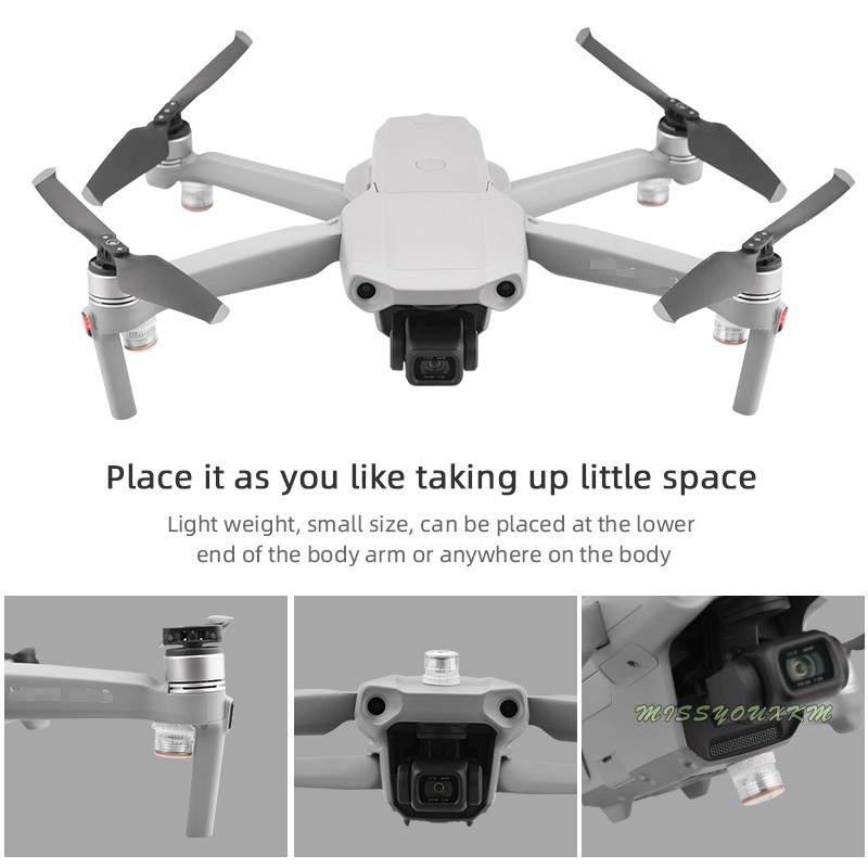 [Drone not include] Night Flight Light for DJI Mavic Air 2/Mavic Mini /Mavic Pro /Spark /Mavic Air 1 /Mavic 2 Pro Zoom Drone