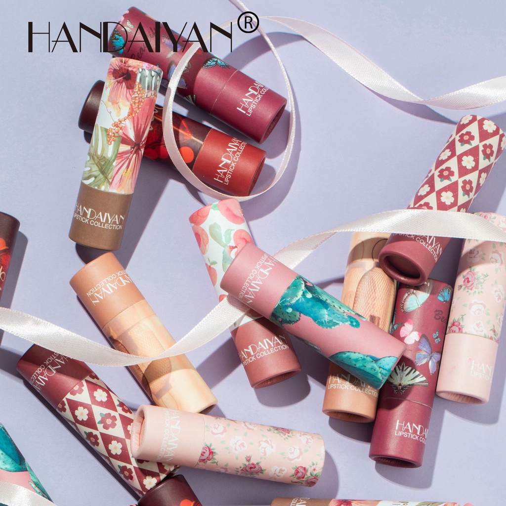 [Hàng mới về] Son lì HANDAIYAN dưỡng ẩm lâu phai chất son mềm mịn như nhung