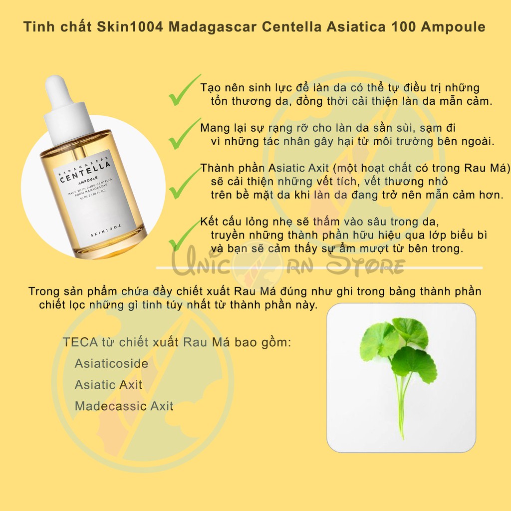 Tinh chất dưỡng da rau má Skin1004 Madagascar Centella Asiatica Ampoule | BigBuy360 - bigbuy360.vn