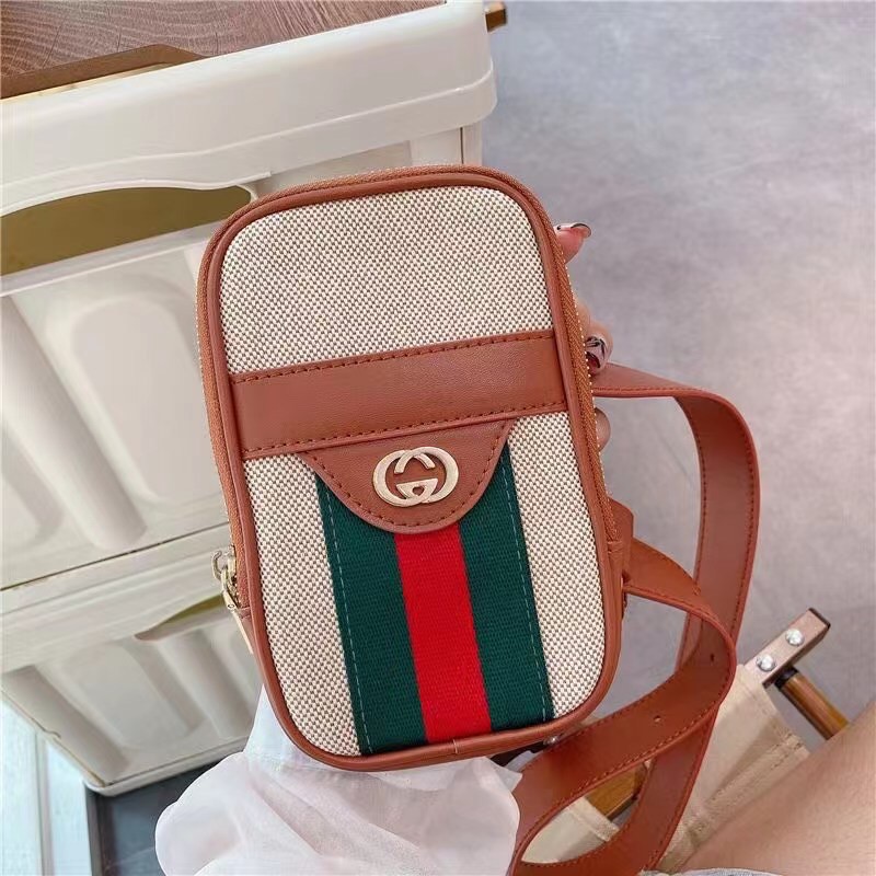 Túi Đeo Hông Gucci Phối Màu Tương Phản Chống Nổ Hợp Thời Trang