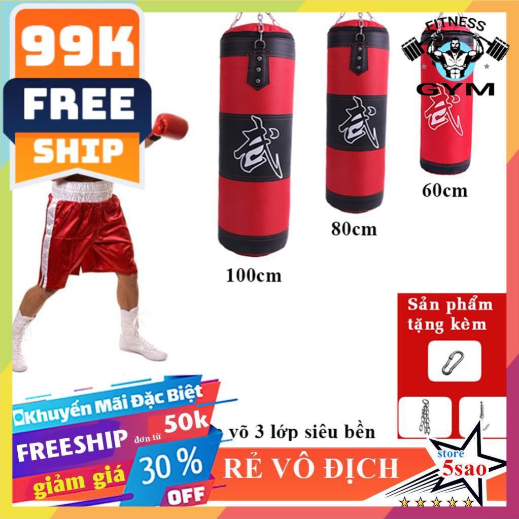 FREESHIP🎁 Vỏ bao cát tập võ 3 lớp siêu bền ⚡ Vỏ bao boxing loại tốt