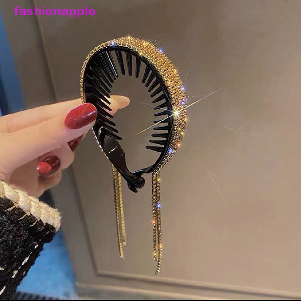 Kẹp Tóc Càng Cua Đính Đá Sang Trọng Cho Nữ