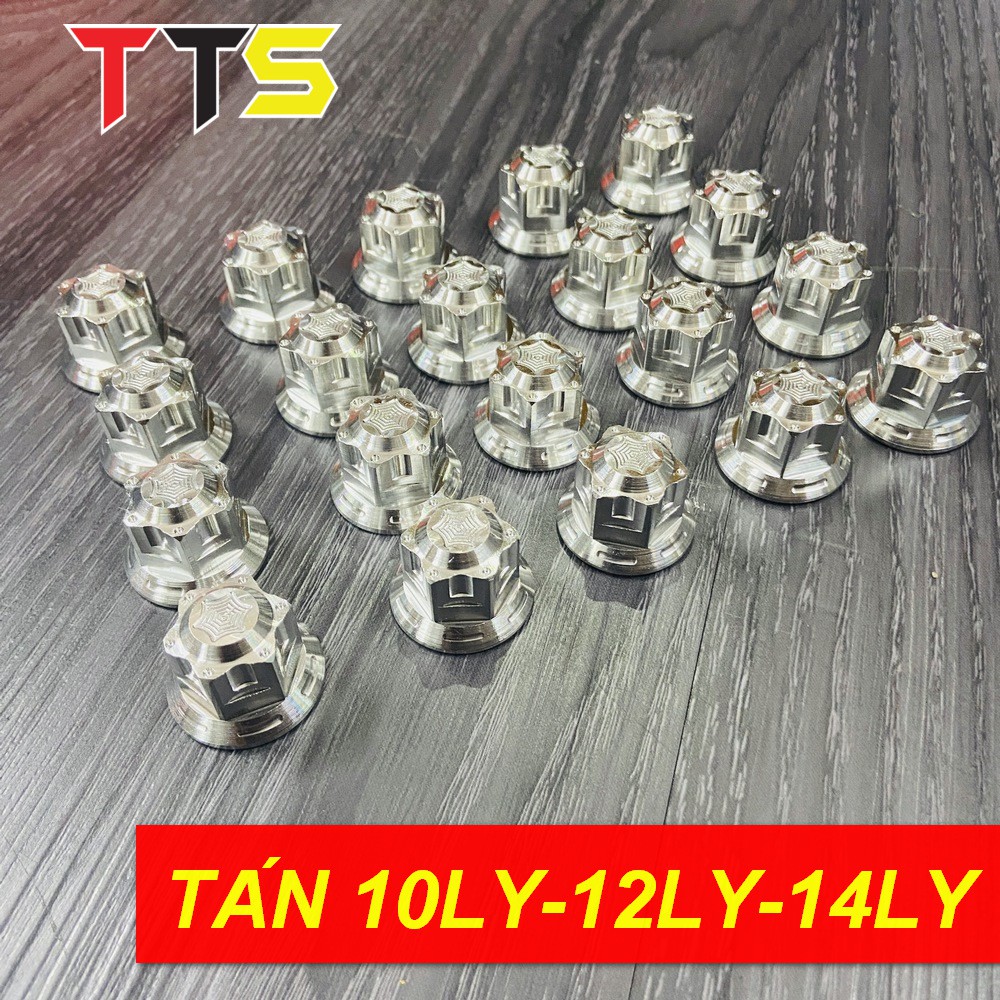 TÁN INOX SALAYA MẪU VÀNH TO ĐẦU BÍT SIZE 10LY, 12LY, 14LY
