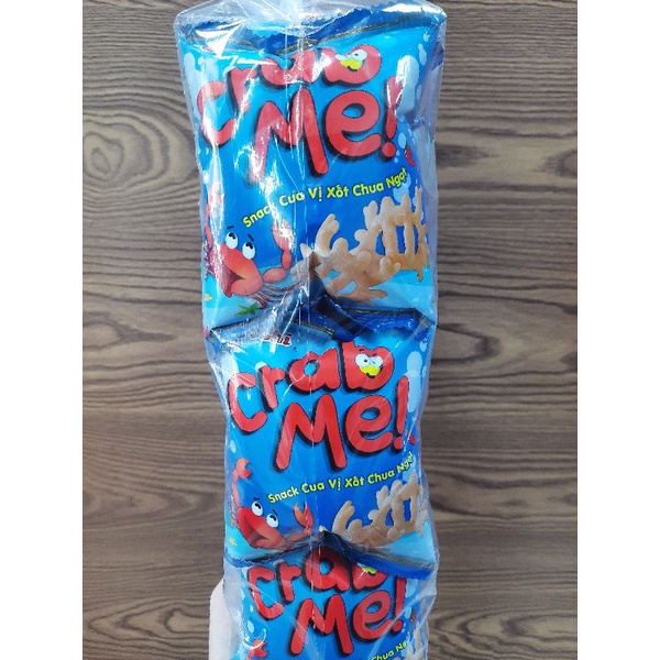 Combo 20 gói Snack cua vị xốt chua ngọt Crab Me Oishi® 7g