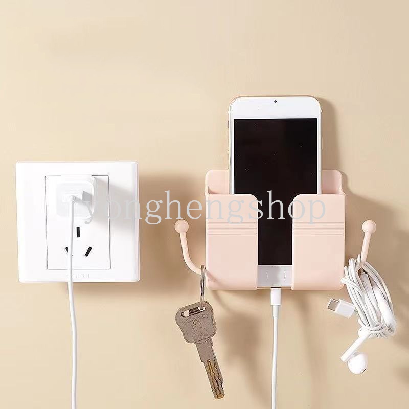 Giá đỡ điện thoại gắn tường tự dính thiết kế sáng tạo