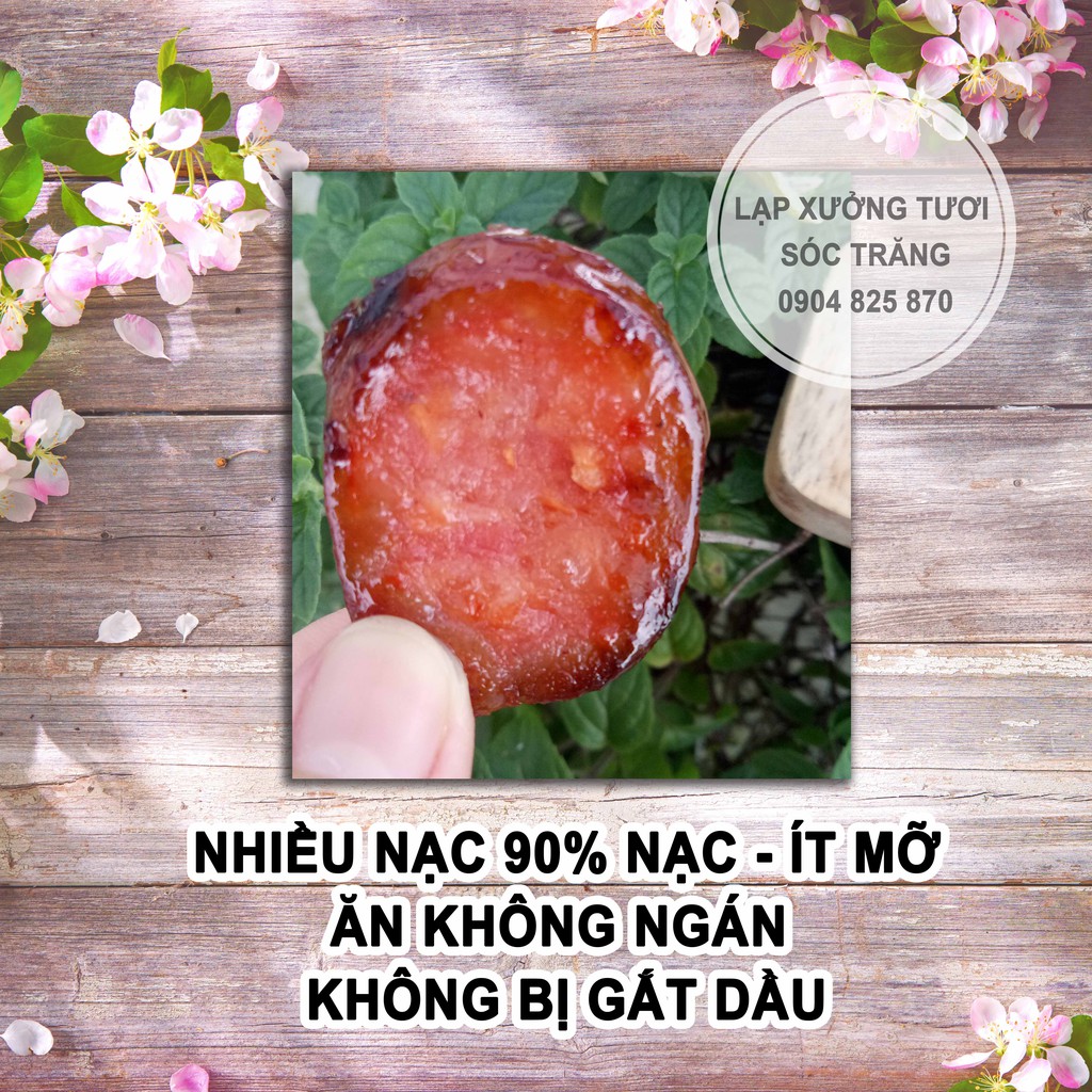 HỘP LẠP XƯỞNG SÓC TRĂNG - Loại khô 80-85% nạc- hinh that- 800gr