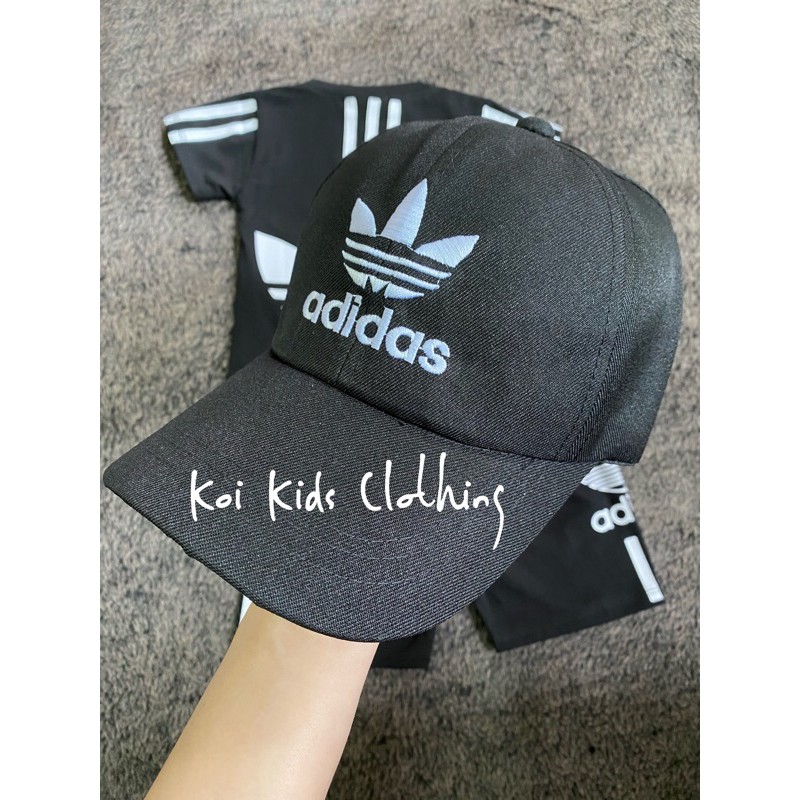 Bộ adidas cotton kèm mũ cho bé trai