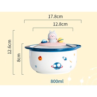 Âu sứ phi hành gia có nắp siêu kute
