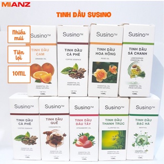 Tinh dầu thiên nhiên nguyên chất thơm phòng đuổi côn trùng Susino - Lọ 10ml