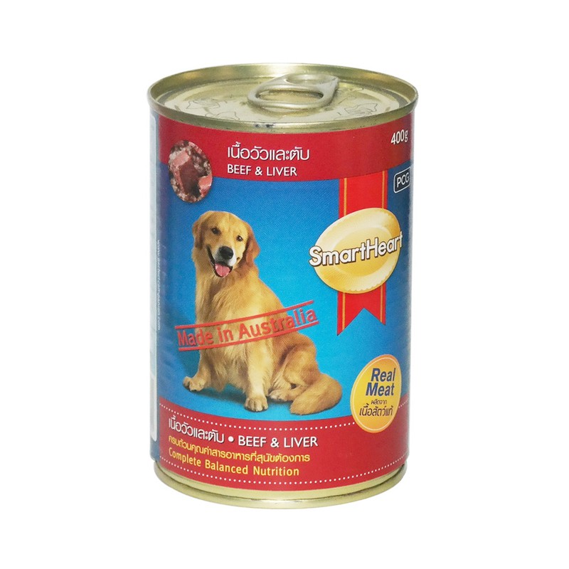 Thức ăn Pate cho chó Smartheart lon 400gr