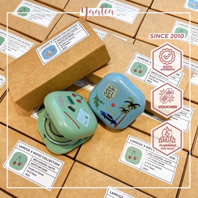 Phấn Nước Cushion L.aneige x Novo Neo Matte SPF 42++
