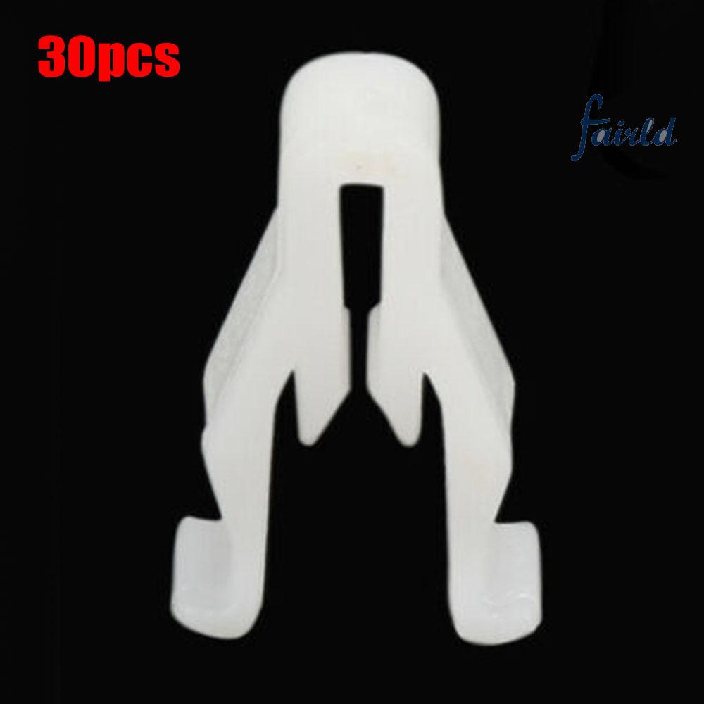 30 cái nhựa trắng nylon công tắc bezel-clip cho toyota lexus 4runner camry