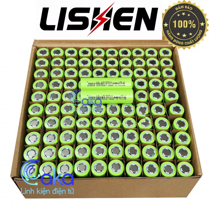 Cell pin 18650 lishen xám 2000 mah xả 20A (hàng mới , chính hãng)