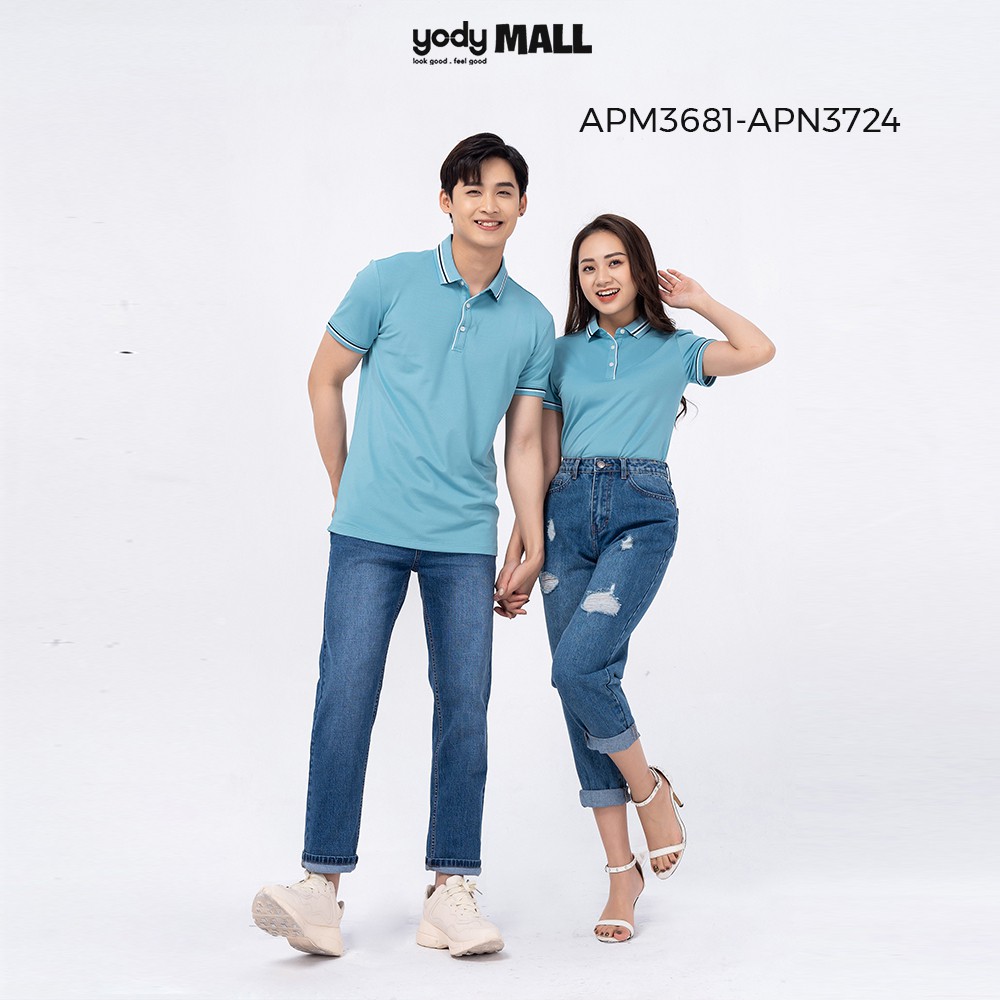 Áo thun polo nữ YODY thun chất liệu Coolmax ngắn tay có cổ thông thoáng, hút ẩm tốt, siêu nhẹ APN3724