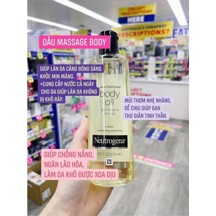 Neutrogena- Dầu dưỡng thể Body Oil