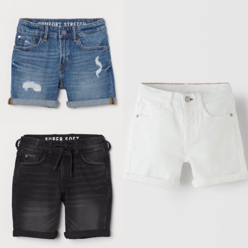 Quần short bò bé trai sz 12/18 - 6/7y