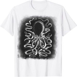 Áo Thun In Hình - Creepy Lurking Punk Goth Octopus Graphics Swea Creepy Lurking Punk Goth Octopus Graphics - MU2-2625