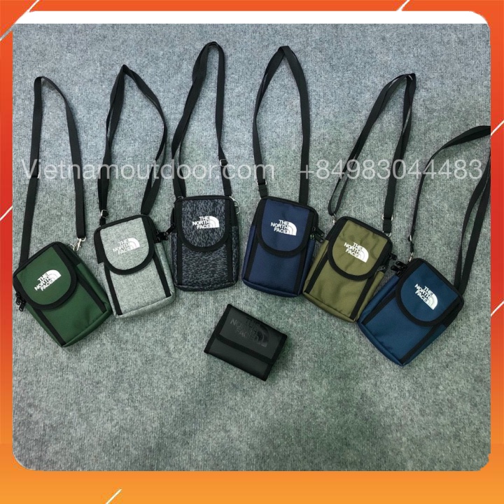 Túi Đeo Chéo Nhỏ Gọn Mini Logo The North Face Tiện Lợi Chống Nước