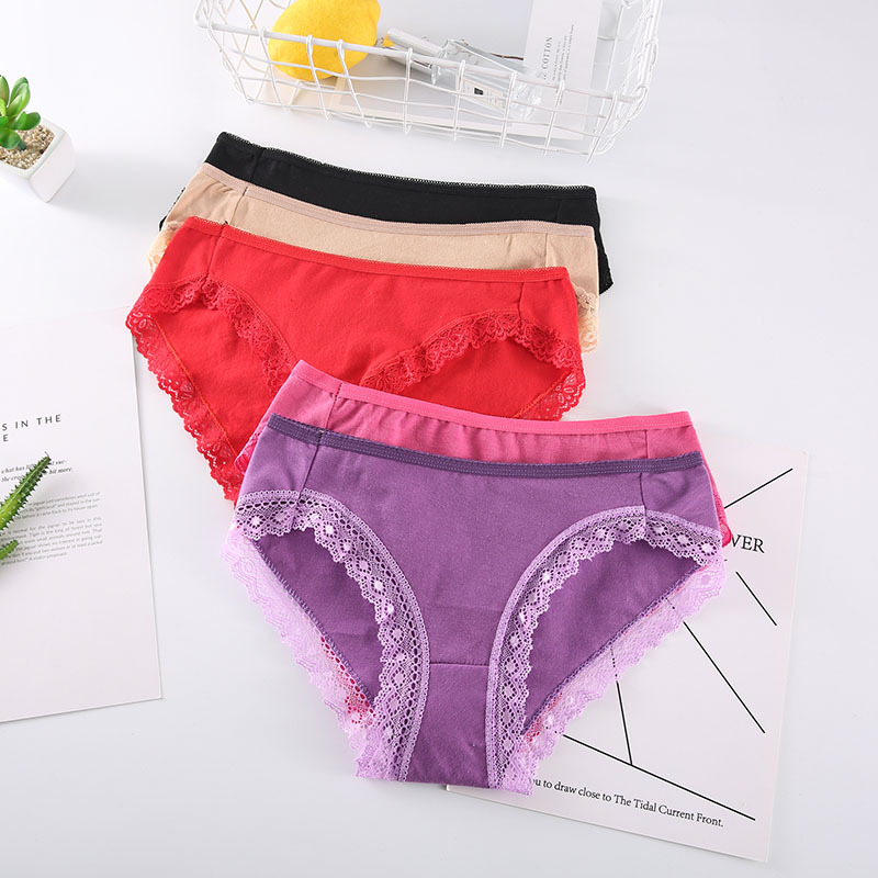 Quần lót cotton phối ren gợi cảm | BigBuy360 - bigbuy360.vn