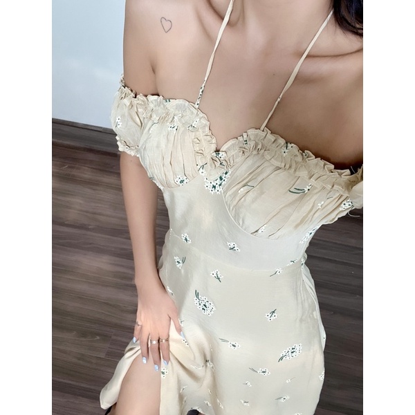 Beachclub-Heli midi dress