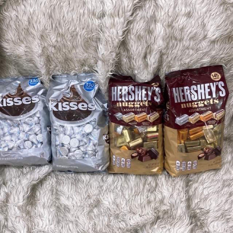 Date 2/23 kẹo Chocolate Hershey's Nuggets 1,47Kg