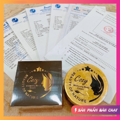 Kem Body Vip đen Spa Cozy 250gram tặng kèm 1 set tắm trắng - CZ1