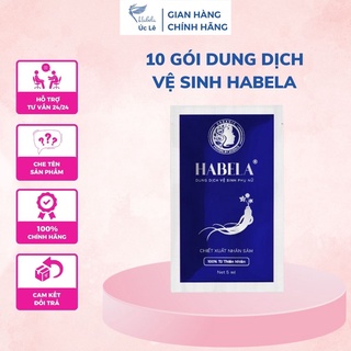  Dung dịch vệ sinh Phụ Nữ 10 Gói Chiết Xuất Nhân Sâm Hàn Quốc Habela Se Khít Kháng Khuẩn Làm Sạch Hiệu Qủa 