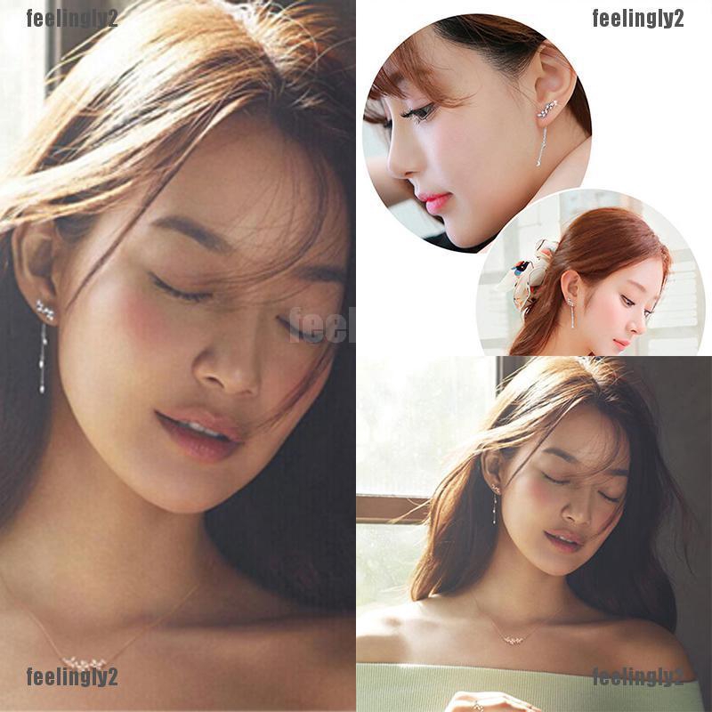 Khuyên Tai Dáng Dài Phong Cách Hàn Quốc Cá Tính