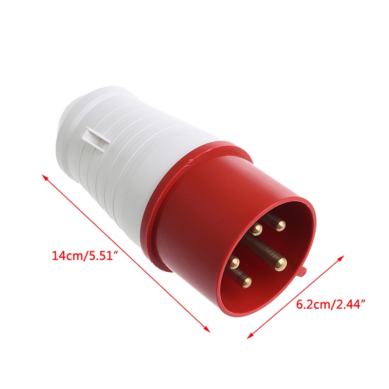 Phích Cắm Công Nghiệp Chống Chịu Thời Tiết 32 Amp 5pin 240-415V IP44 3P + N + E 32A
