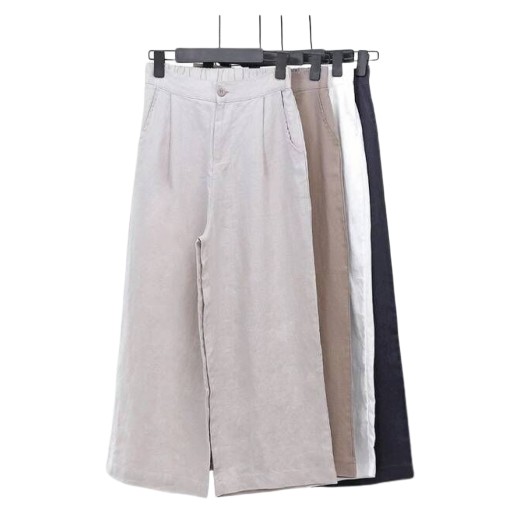 Quần ống rộng kiểu dáng thoải mái trẻ trung dành cho nữ | BigBuy360 - bigbuy360.vn