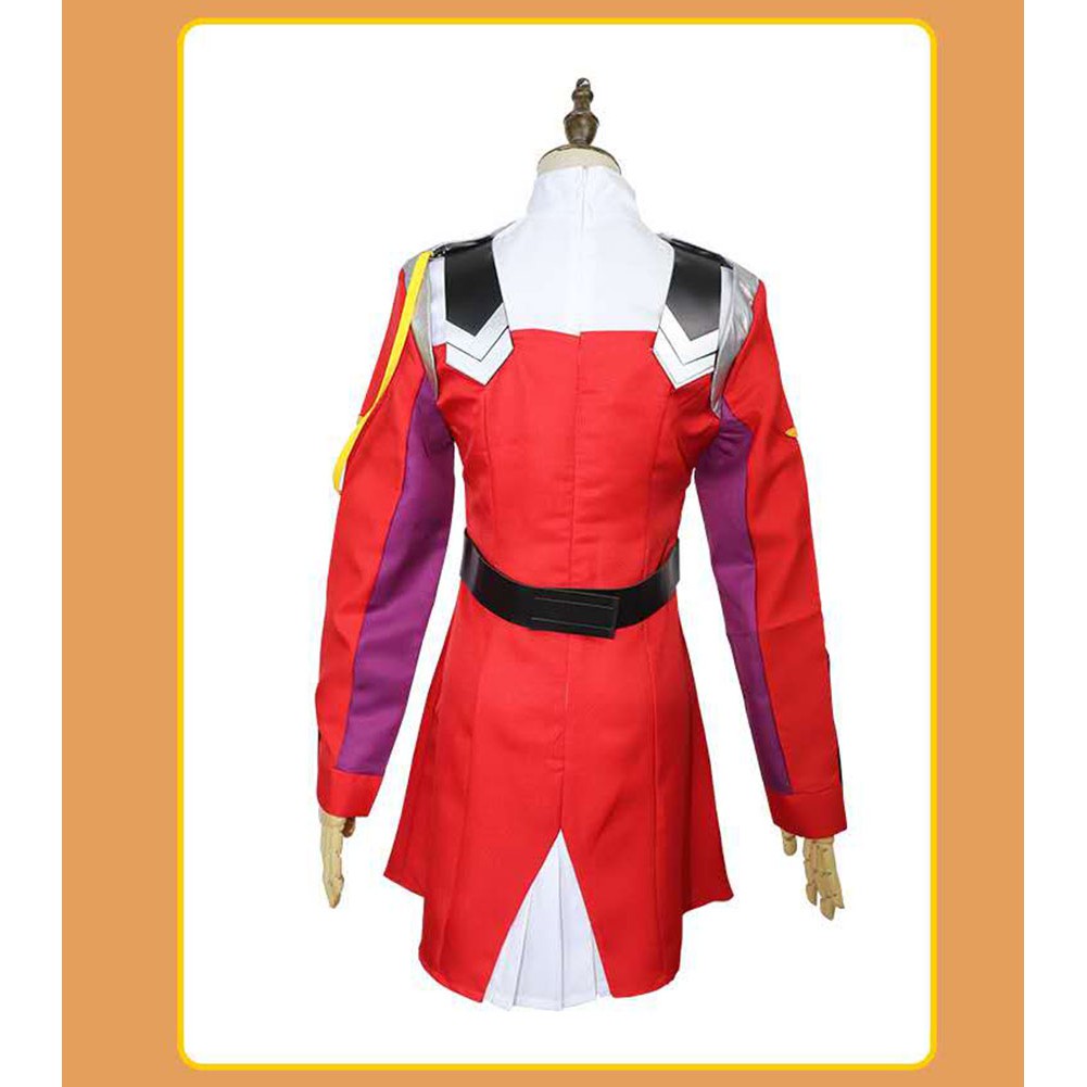 Darling in The FRANXX Zero Two Uniform Cosplay Red Costume