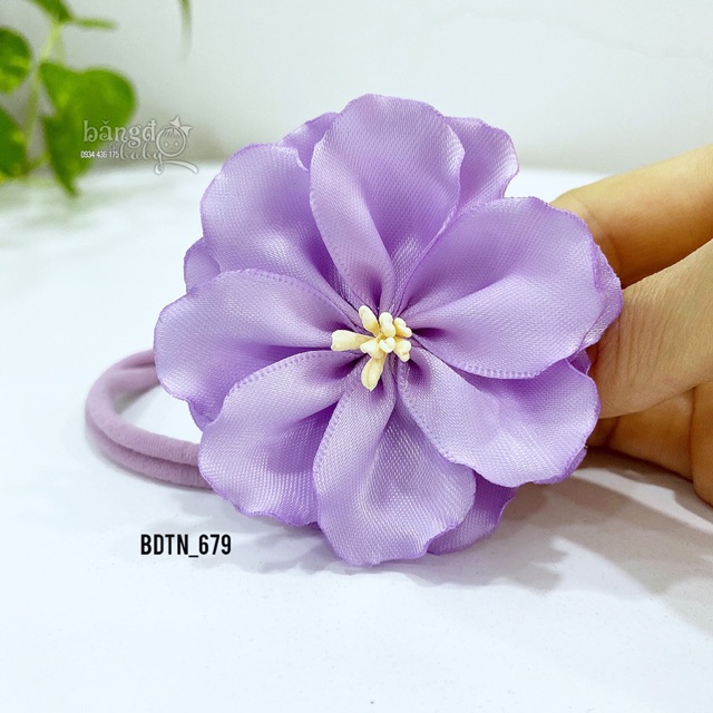 Băng đô hoa ruy băng đính nhuỵ