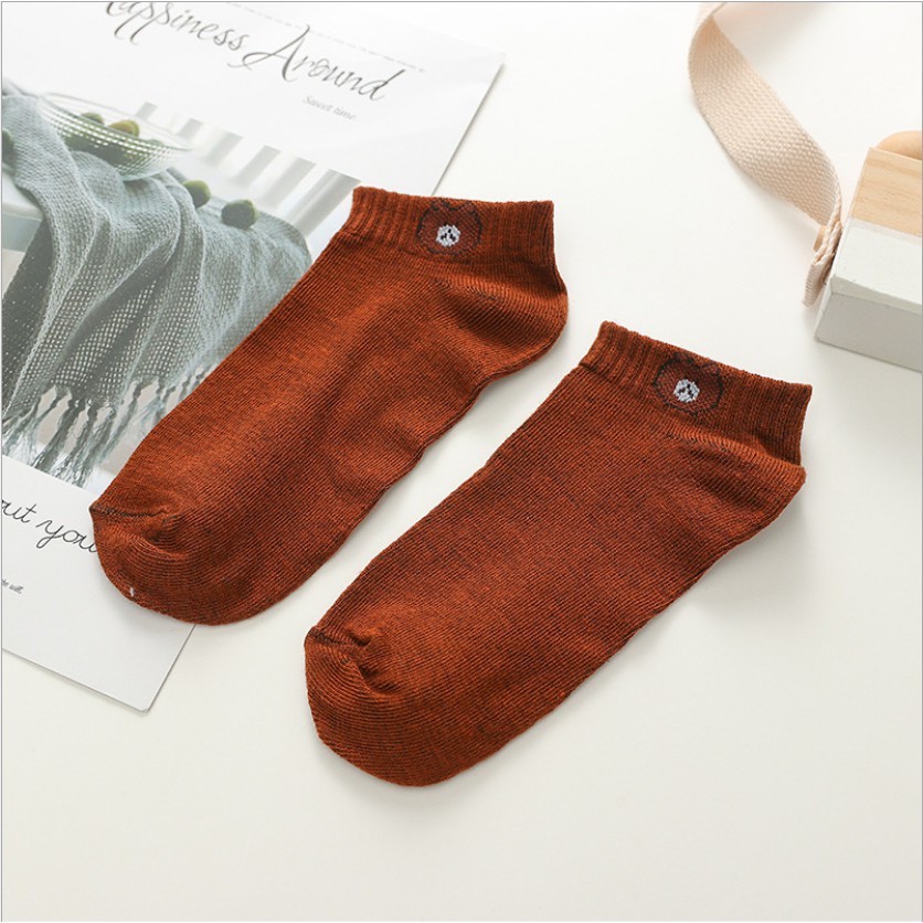 Set 10 đôi tất gấu - Tất Gấu Brown loại 1