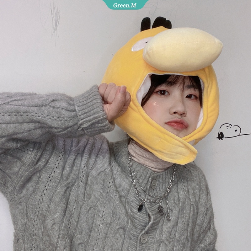 Mũ Đội Hóa Trang Nhân Vật Vịt Hoạt Hình Nhồi Bông Dễ Thương Vui Nhộn Dành Cho Bữa Tiệc