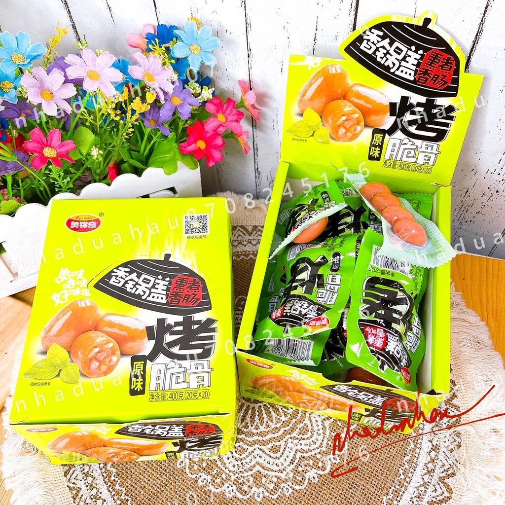 Xúc xích bi sụn giòn tẩm vị Hongkong gói 4 viên 20gam