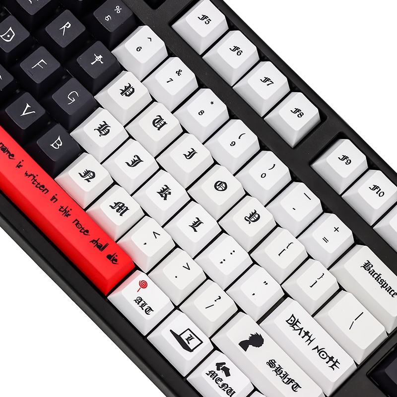 Death Note Keycap 134 keys GMK Cherry Profile five-sided PBT sublimation keycaps