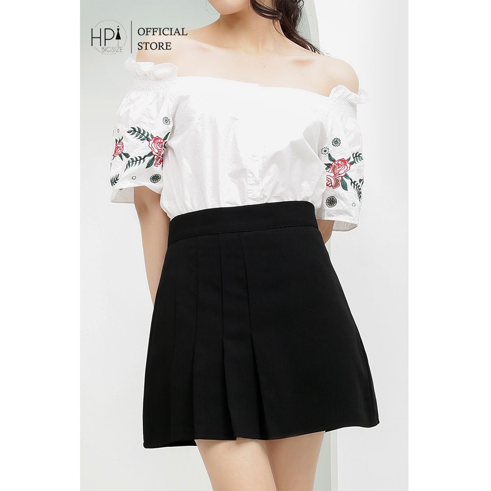 Chân váy chữ A xếp 4 ly chéo H&P TT-HOT điệu đà - MSF 048 | BigBuy360 - bigbuy360.vn
