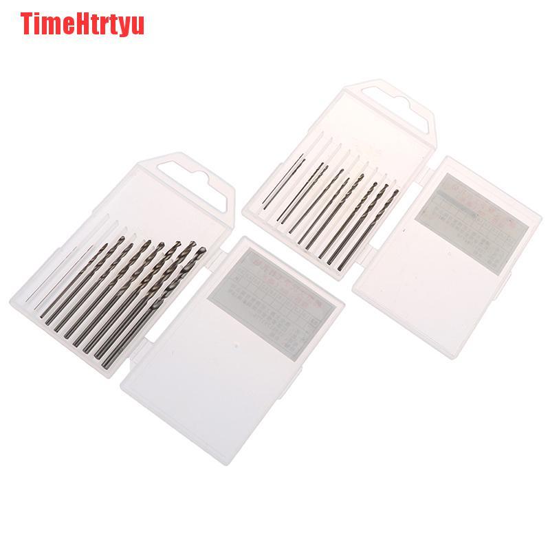 BITS Set 10 Mũi Khoan Xoắn Mini Hss 0.8mm-3.0mm