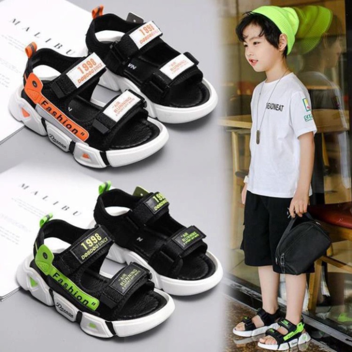 SANDAL BÉ TRAI đi học, đi chơi, Phong Cách Thể Thao Êm Ch