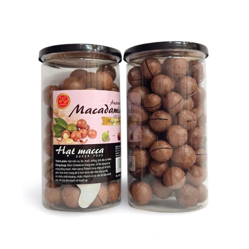 Hạt Macca - hạt mắc ca - macadamia ,từ thiên nhiên , giàu chất dinh dưỡng - 450g - TAHUFOOD