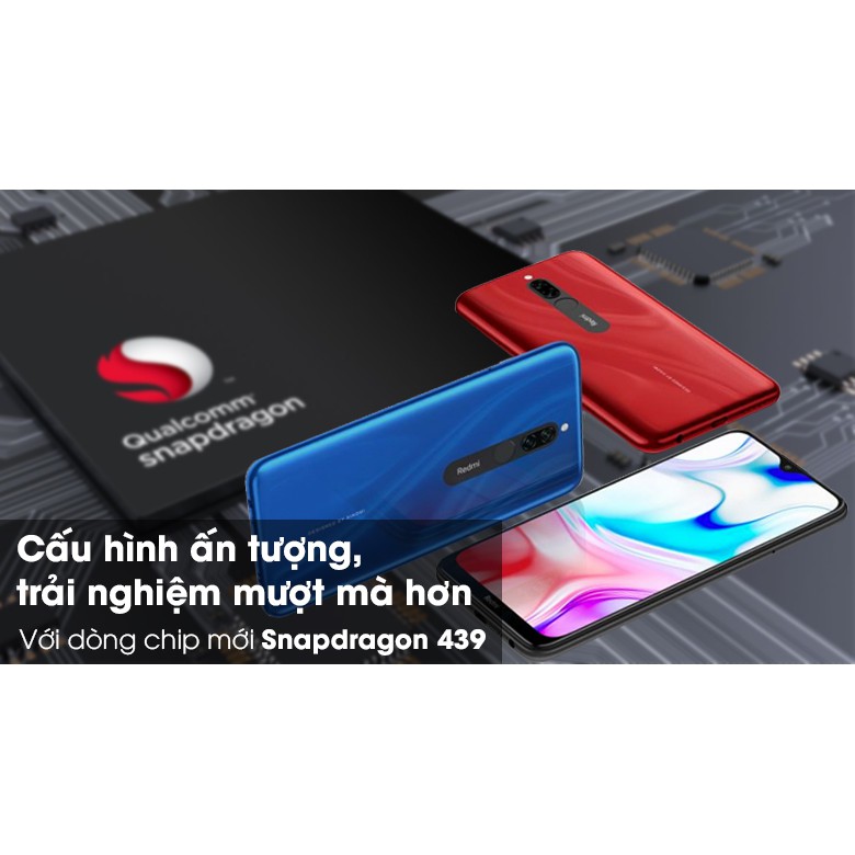 Điện thoại Xiaomi Redmi 8 (3GB/32GB) - Hàng Chính Hãng Mới 100%