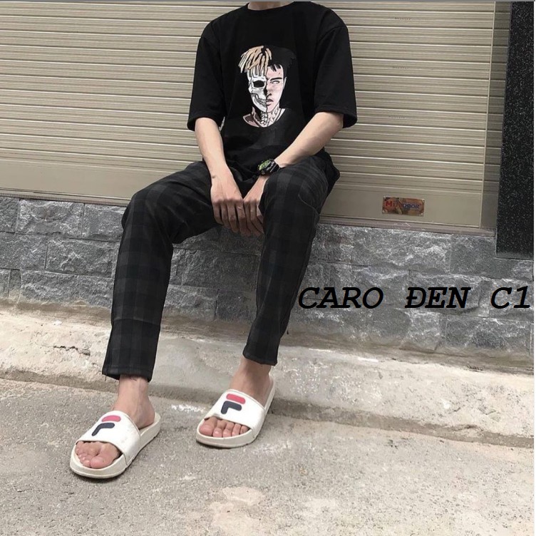 Nhập WAPCK111 giảm 25k đơn từ 200k - Quần CARO PLAID PANTS Unisex | WebRaoVat - webraovat.net.vn