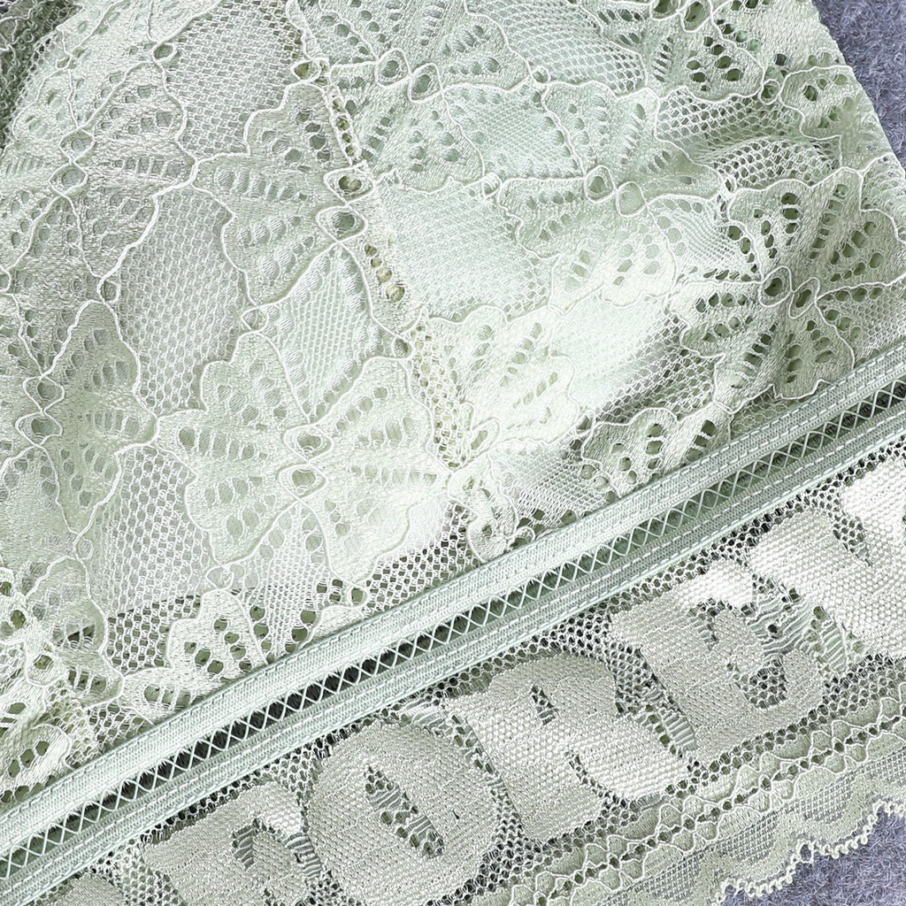 Áo Ngực Ren Lót Su Mỏng Đan 2 Dây Gợi Cảm Cho Nữ DAN L&amp;U 9941