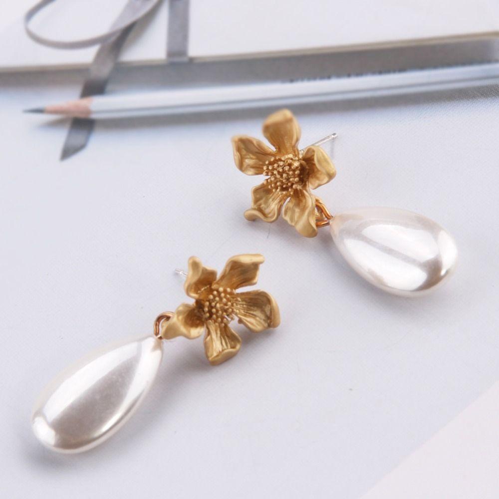 Bông Tai Hình Học Bất Đối Xứng Thời Trang Dự Tiệc Cưới Cho Bạn Gái