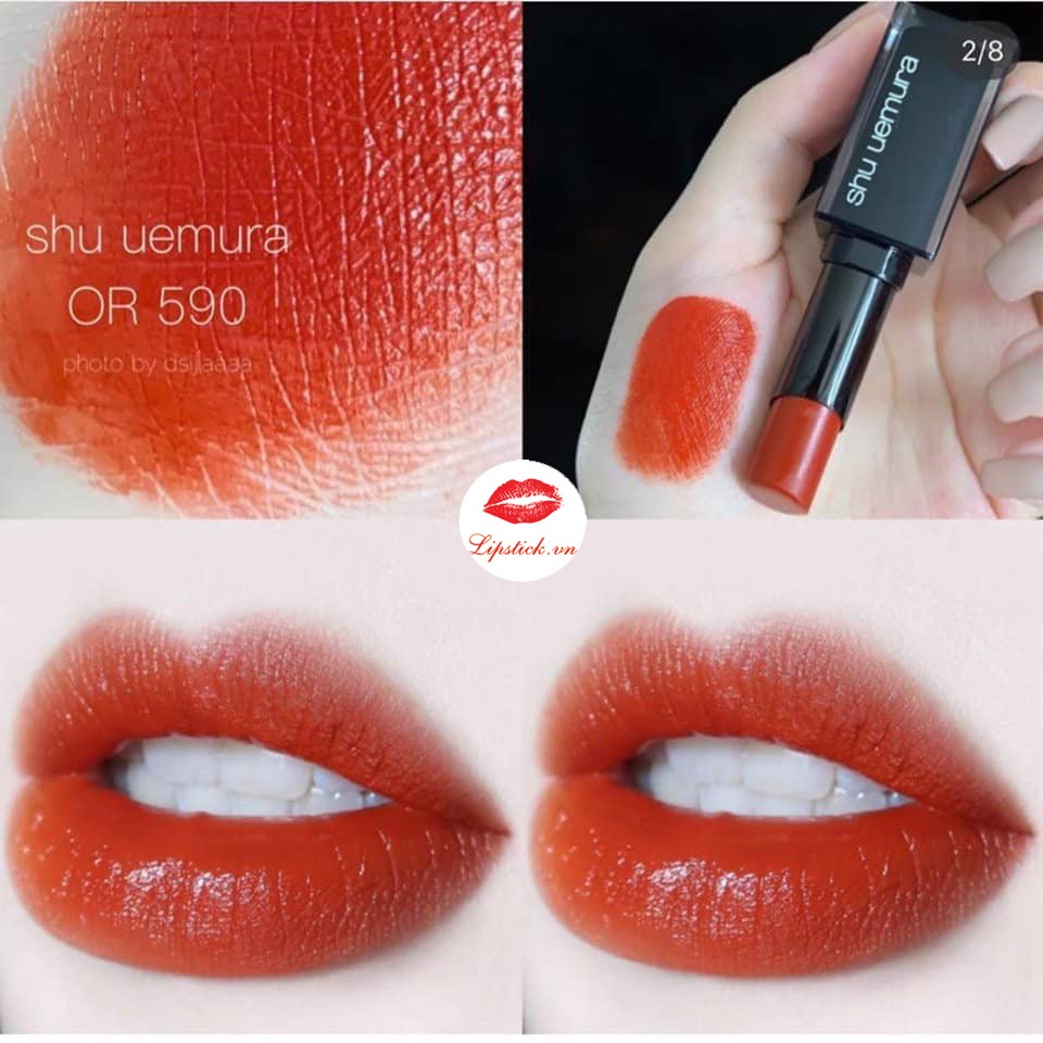 Son Lì Shu Uemura Có Dưỡng - Mã OR 590 #CHERRY