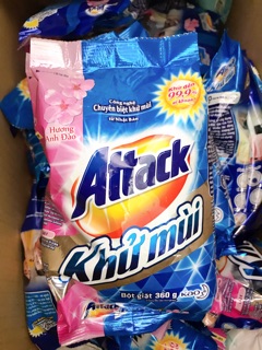 (Mẫu Mới) Bột giặt Nhật Bản Attack - 360gr