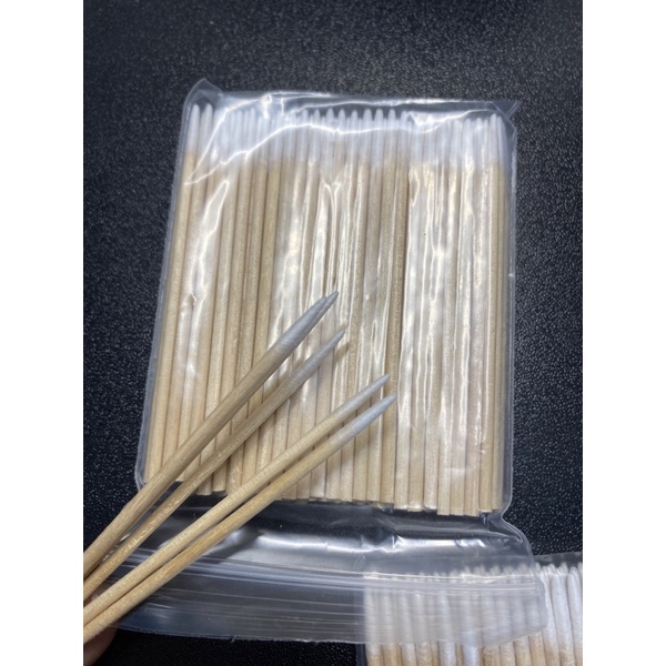 [COMBO 5 gói] Bông Tăm Tre Phun Xăm Tém Mày gói 100c Chuyên dùng trong phun xăm thẩm mỹ