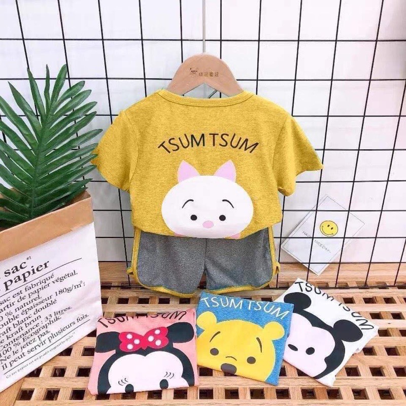 bộ đùi hoạt hình chất cotton giấy cho bé