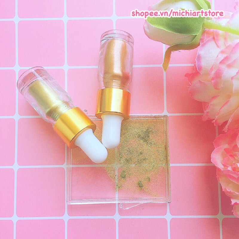 Aqua Bronze lọ 5ml - Bột nhũ phát sáng phản quang Paul Rubens